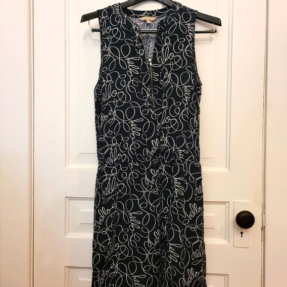 💰DRESS SALE: BUY ONE GET ONE FREE. Banana Republic Black & White dress. Sz 10. - Picture 1 of 4